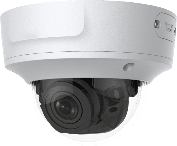 4K Motorized Vari-focal EXIR PoE Security IP Dome Camera - Compatible with Hikvision DS-2CD2783G2-IZS, Audio and Alarm In/Out
