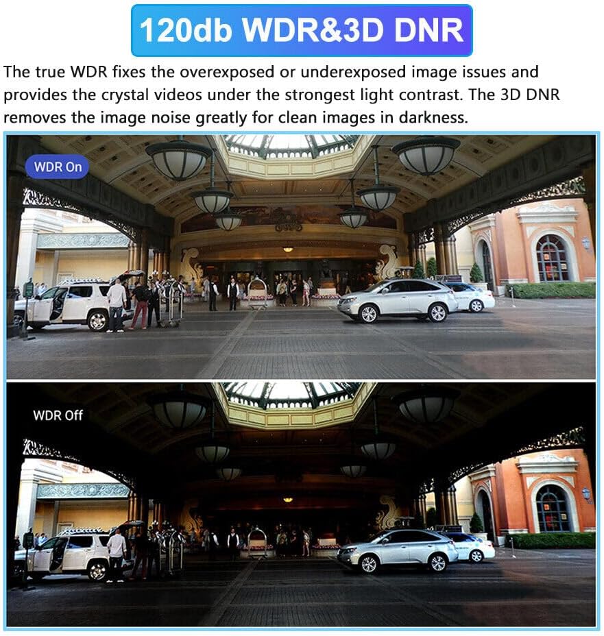 Compatible with Hikvision DS-2CD2583G2-IS, 4K(8MP) True WDR Fixed Vandal-Proof Mini Dome with Audio Support Security Camera