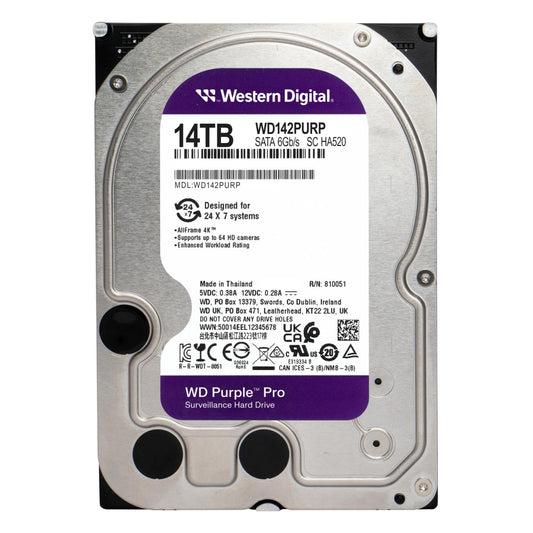 WD 14TB Purple HDD Surveillance OEM Internal Hard Drive WD141PURX