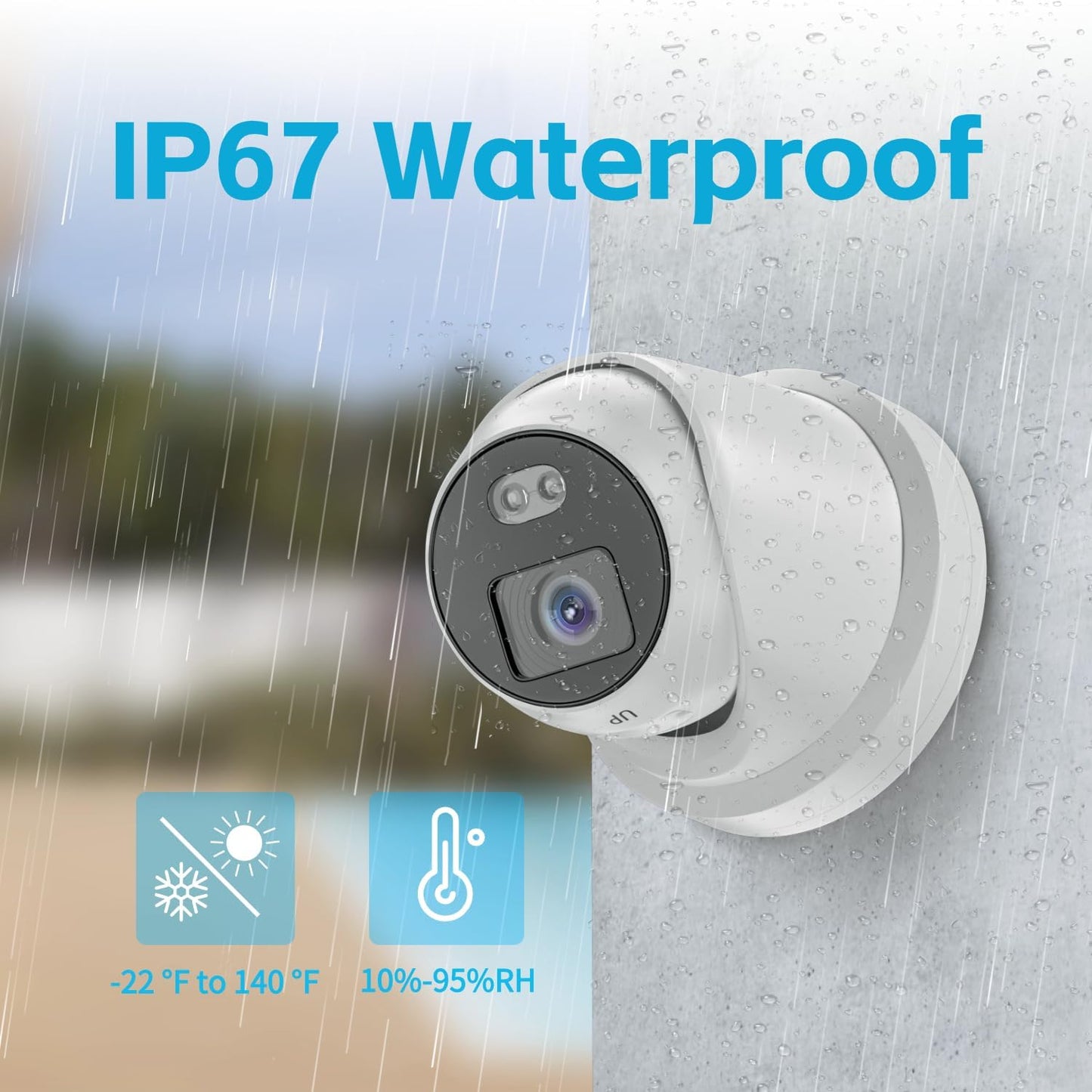 Compatible with Hikvision DS-2CD2387G3-LI2UY, 8MP Smart Color Turret Security Camera, True WDR