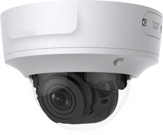 4K Motorized Vari-focal EXIR PoE Security IP Dome Camera - Compatible with Hikvision DS-2CD2783G2-IZS, Audio and Alarm In/Out